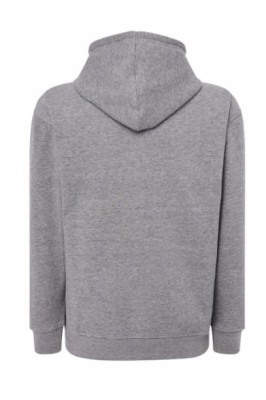 Bluza Dresowa z Kapturem Hood szara, zapinana na zamek - zdjęcie 2