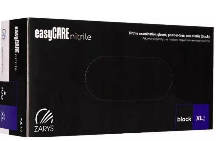 Nitrylowe Rękawiczki easyCARE Black – Komfort i Ochrona w Każdej Sytuacji - zdjęcie 3