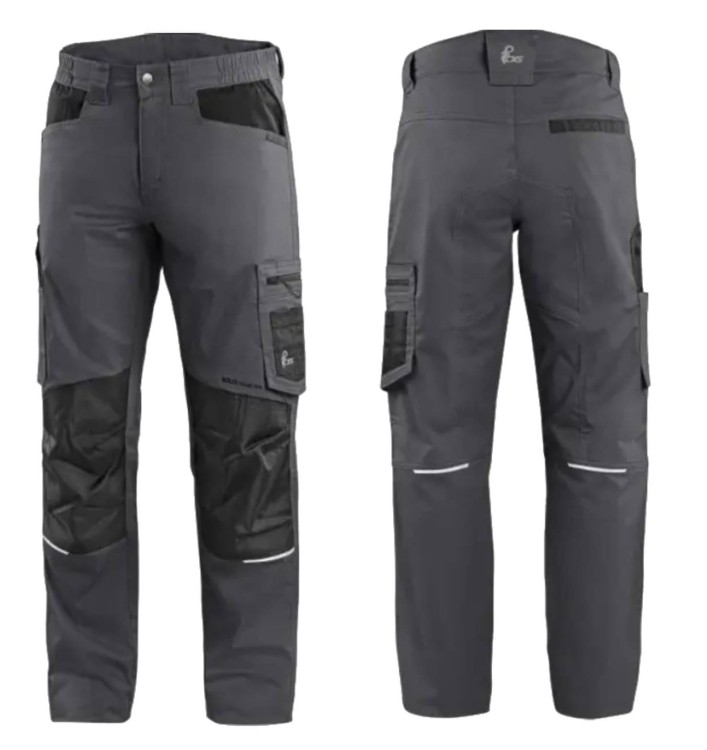 CXS SOLIS FLEX: Elastyczne i Wytrzymałe Spodnie Robocze z Systemem Regulacji Długości
