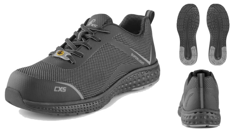 Ultralekkie przewiewne półbuty ochronne bez podnoska CXS Land Badu O1 ESD