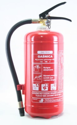 Gaśnica proszkowa 4 kg ABC GAZ-TECH