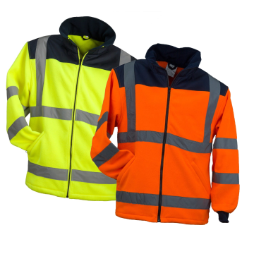 Bluza z polaru ostrzegawcza Fluo URG-HV pomarańczowa - zdjęcie 2