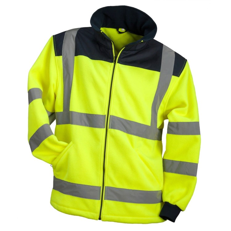 Bluza z polaru ostrzegawcza Fluo URG-HV pomarańczowa - zdjęcie 4