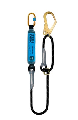 Irudek Lonża regulowana + amortyzator + Karabińczyki (zatrzaśniki) 364