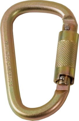 Karabińczyk stalowy z blokadą 982 atrzaśnik Irudek- 22mm - zdjęcie 3