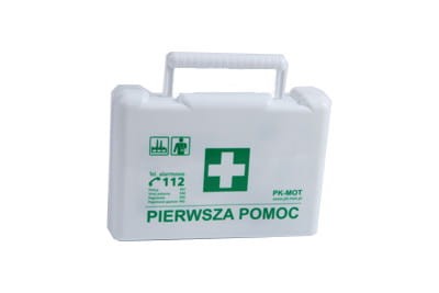 Przenośna apteczka w walizce z wieszakiem PK-MOT BD DIN 13164 - zdjęcie 6