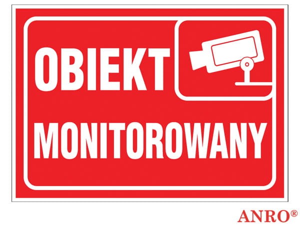 Znak Obiekt Monitorowany Z-R111-P-150x210 - zdjęcie 2