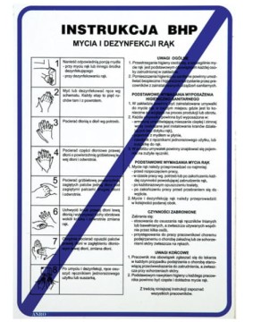 Znak Instr.BHP Mycia Dezynf.Rąk Z-IBG01-P-210x290