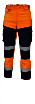Ostrzegawcze zimowe spodnie Softshell z ociepleniem Silbet Snow Hawk EN 471 - zdjęcie 2