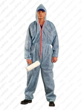Kombinezon malarski z polipropylenu biały - zdjęcie 2