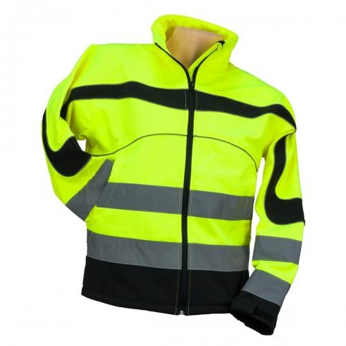 Kurtka Softshell Urgent ostrzegawcza żółta i pomarańczowa - zdjęcie 20