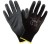 Rękawice robocze nylonowe powlekane PU Urgent 1009 czarne - zdjęcie 2