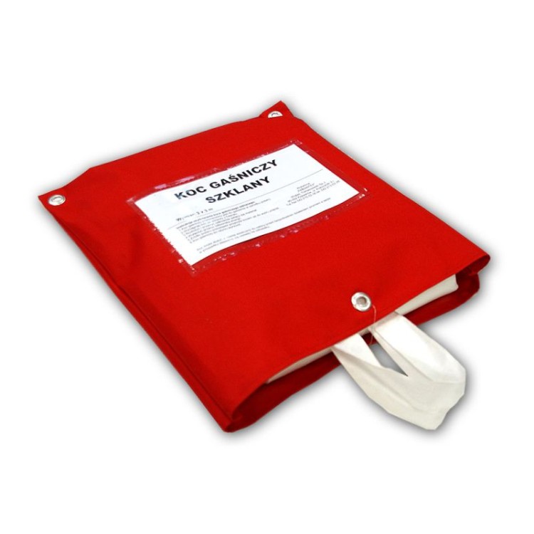 Wielkoformatowy koc gaśniczy na składowiska z włókna szklanego Gaz-Tech 2x3m