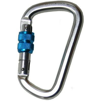 Karabińczyk (zatrzaśnik) aluminiowy zakręcany 840042 Irudek - zdjęcie 2