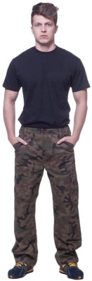 Spodnie robocze do pasa moro Leśnik