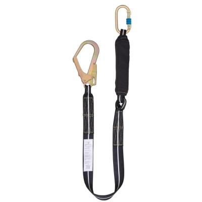 Lonża i amortyzator bezpieczeństwa 1,5 m trudnopalny FR4 - zdjęcie 2