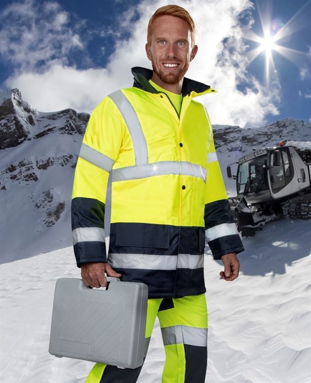 Kurtka ostrzegawcza REF601 żólto-granat ARDON - zdjęcie 5