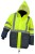 Długa zimowa kurtka ostrzegawcza Urgent powlekana wodoodpornym PU - zdjęcie 4