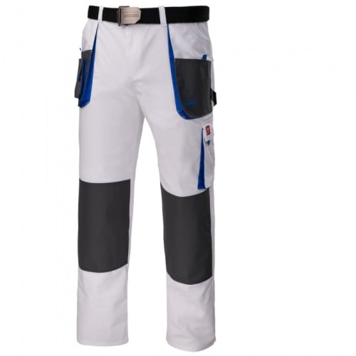 Spodnie robocze do pasa CLASSIC białe