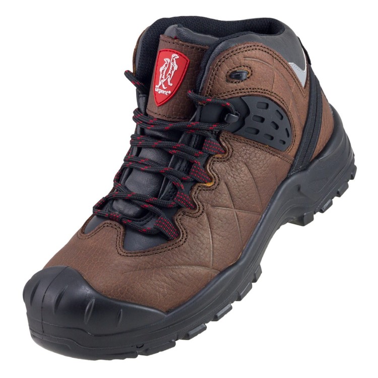 Trzewiki robocze ze skóry bydlęcej z noskiem TPU Urgent 131 S1 - zdjęcie 4