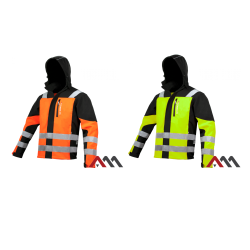 Ostrzegawcza kurtka Softshell z membraną Art-Mas Classic-Vis