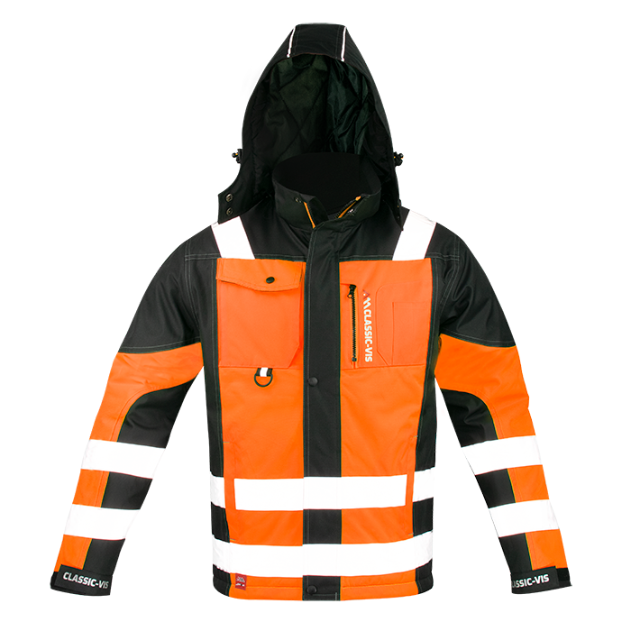 Kurtka zimowa CLASSIC-VIS OXFORD pomarańczowa