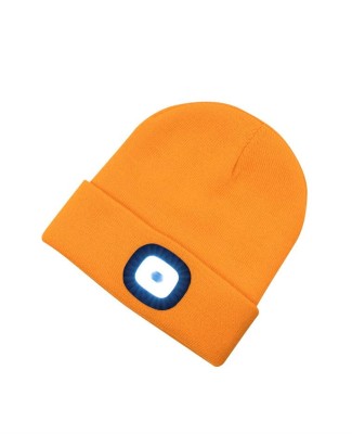 Czapka ocieplana BOAST Z LEDEM pomarańczowa