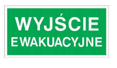 Znak Wyjście Ewakuacyjne Z-2E-PT-200x400