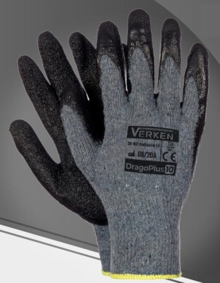 Rękawice robocze powlekane lateksem DRAGOPLUS - zdjęcie 2