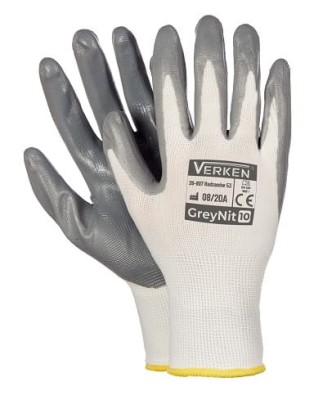 Rękawice robocze powlekane nitrylem GREYNIT