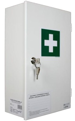 Metalowa apteczka przemysłowa ścienna PK-MOT AS 40 DIN 13157 - zdjęcie 2