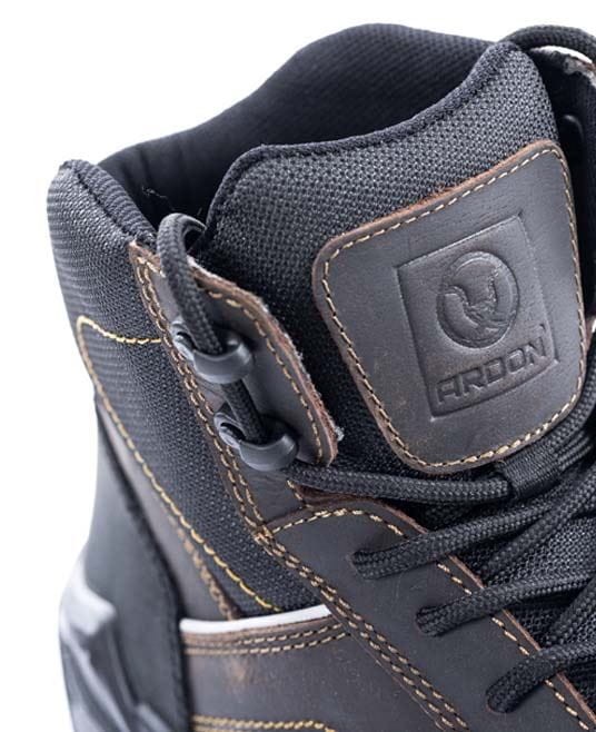 Lekkie trzewiki bezpieczne bez metalu ze skóry nubuk Ardon Leader S3 - zdjęcie 6