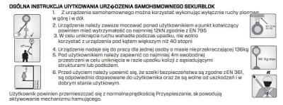 SEKURBLOK 10 M (bączek) - samohamowne - Bezpieczne i Wytrzymałe Zabezpieczenie Przeciwupadkowe, ATEX - zdjęcie 2