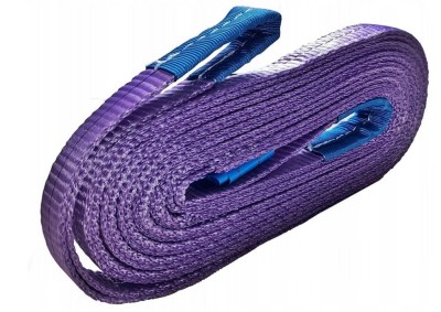 Zawiesie pasowe dwuwarstwowe 1T/2M - Gwarancja stabilnego i bezpiecznego podtrzymania ładunku