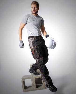 Spodnie robocze do pasa VISION ARDON czarne