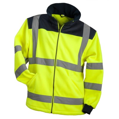Bluza z polaru ostrzegawcza Fluo URG-HV żółta