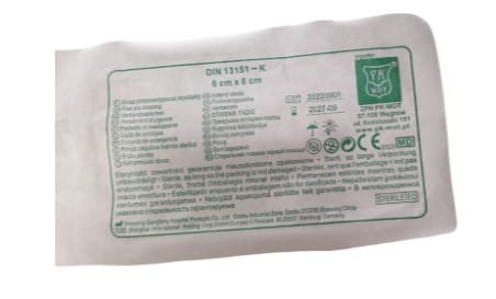 Niezawodny Bandaż z kompresem 6cmx8cm - opatrunek indywidualny - zdjęcie 3