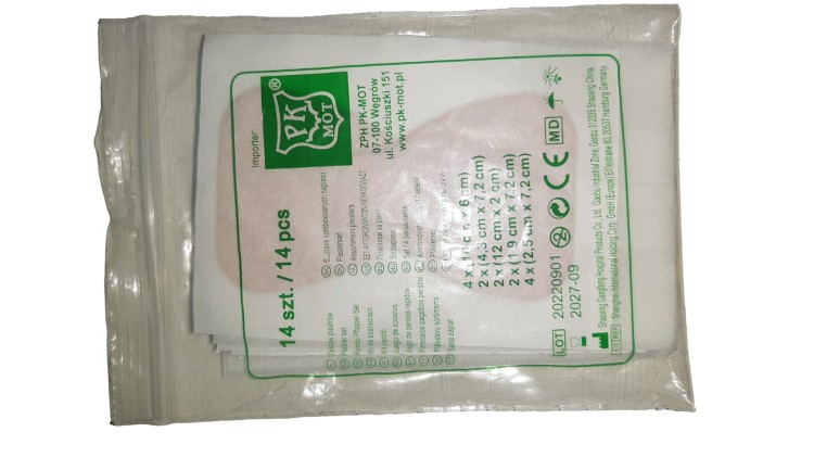 Szybka Pomoc w Zasięgu Ręki: Zestaw Plastrów Opatrunkowych - 14 sztuk - zdjęcie 3