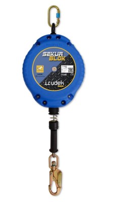 IRUDEK Sekurblok 20m IRU (bączek) Urządzenie Samohamowne z Hamulcem Mechanicznym i Certyfikacją ATEX