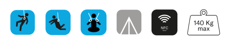 Szelki bezpieczeństwa IRUDEK Light Plus 14: Uprząż do ewakuacji pionowej - zdjęcie 4