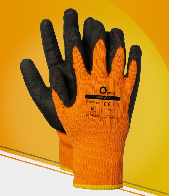 EcoWint - Ocieplane, gładkie rękawice robocze odporne na rozdarcia i chłód r.10 - zdjęcie 2