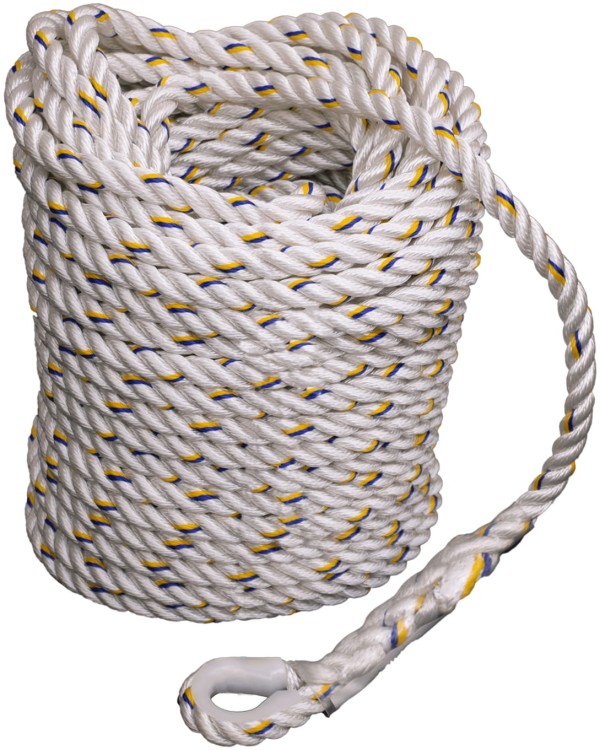 IRUDEK Wytrzymała lina Cobra 40 m z karabińczykiem stalowym - średnica 14 mm