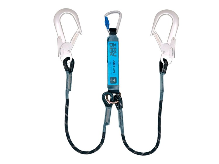 IRUDEK ASTUN Y HSA 373 180- Lonża podwójna z amortyzatorem