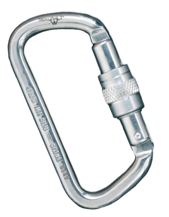 IRUDEK Karabińczyk Stalowy, Zatrzaśnik 308INOX - Gwintowane Zamknięcie