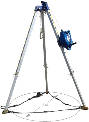 Irudek Zestaw: trójnóg, Koala R15 (urządzenie samohamowne z wyciągarką), KIT TRIP11