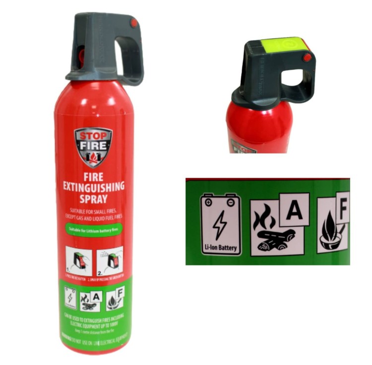 Specjalistyczny spray gaśniczy do baterii Li-Ion PK-MOT 750 ml