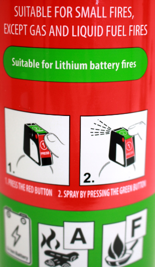 Specjalistyczny spray gaśniczy do baterii Li-Ion PK-MOT 750 ml - zdjęcie 4