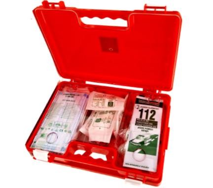 Apteczka K-13 DIN 13164 z wyposażeniem - do warsztatu, biura, magazynu, szkoły - zdjęcie 3