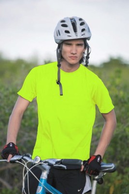 Sportowy T-shirt URBAN SPORT FLUO, lekki i przewiewny, idealny do pracy i rekreacji - zdjęcie 2