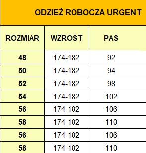 URGENT 768 spodnie robocze - komfortowe, odporne, z miejscem na nakolanniki - zdjęcie 6